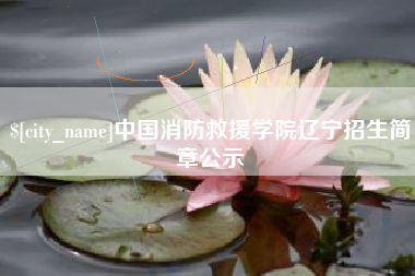 文山中国消防救援学院辽宁招生简章公示