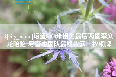 文山短道5000米接力最后两圈李文龙陪跑-尽管中国队最终收获一枚铜牌