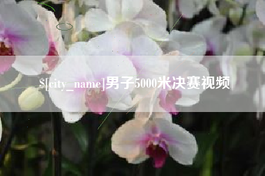 文山男子5000米决赛视频
