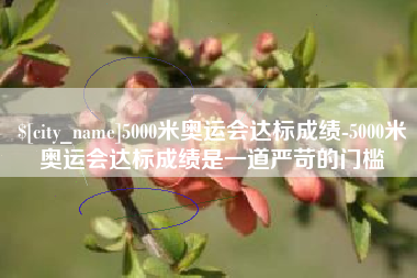 文山5000米奥运会达标成绩-5000米奥运会达标成绩是一道严苛的门槛