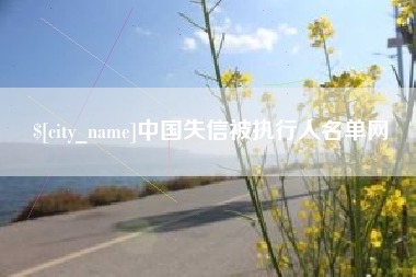 文山中国失信被执行人名单网