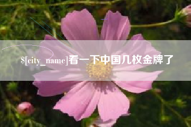 文山看一下中国几枚金牌了