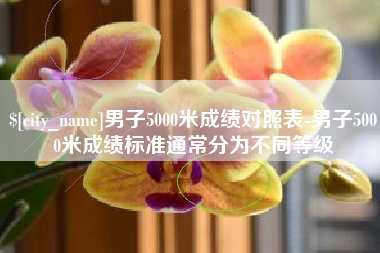 文山男子5000米成绩对照表-男子5000米成绩标准通常分为不同等级