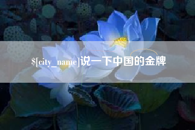 文山说一下中国的金牌