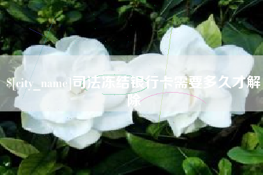 文山司法冻结银行卡需要多久才解除