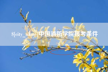 文山中国消防学院报考条件