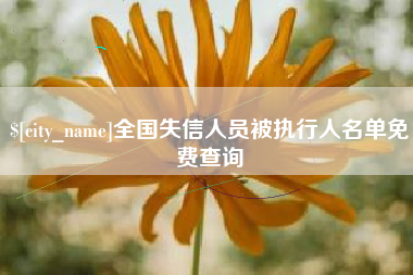 文山全国失信人员被执行人名单免费查询