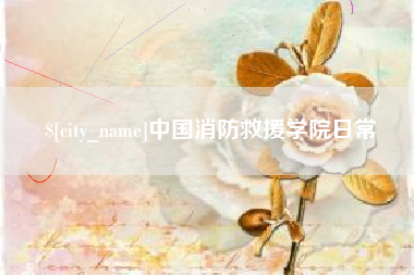 文山中国消防救援学院日常