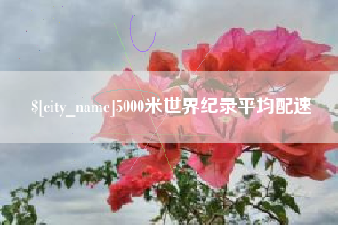 文山5000米世界纪录平均配速