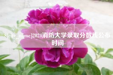 文山2024消防大学录取分数线公布时间