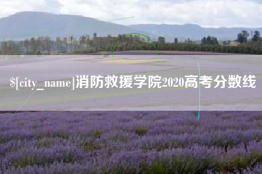 文山消防救援学院2020高考分数线