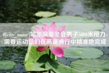 文山哈尔滨亚冬会男子5000米接力-需要运动员们在高速滑行中精准地完成