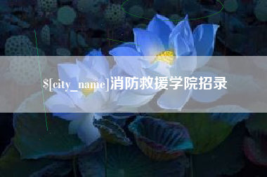 文山消防救援学院招录