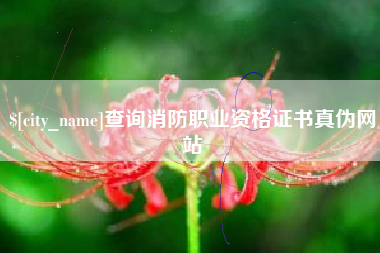 文山查询消防职业资格证书真伪网站