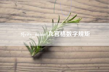 文山九宫格数字规矩