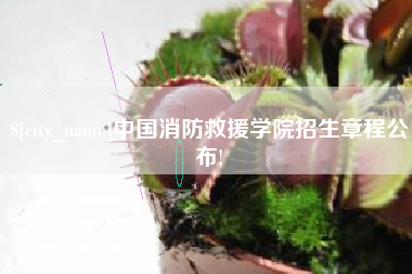 文山中国消防救援学院招生章程公布!