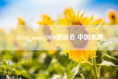 文山2020奥运会 中国金牌