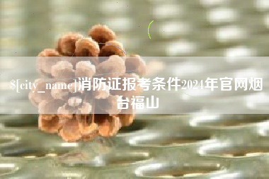 文山消防证报考条件2024年官网烟台福山
